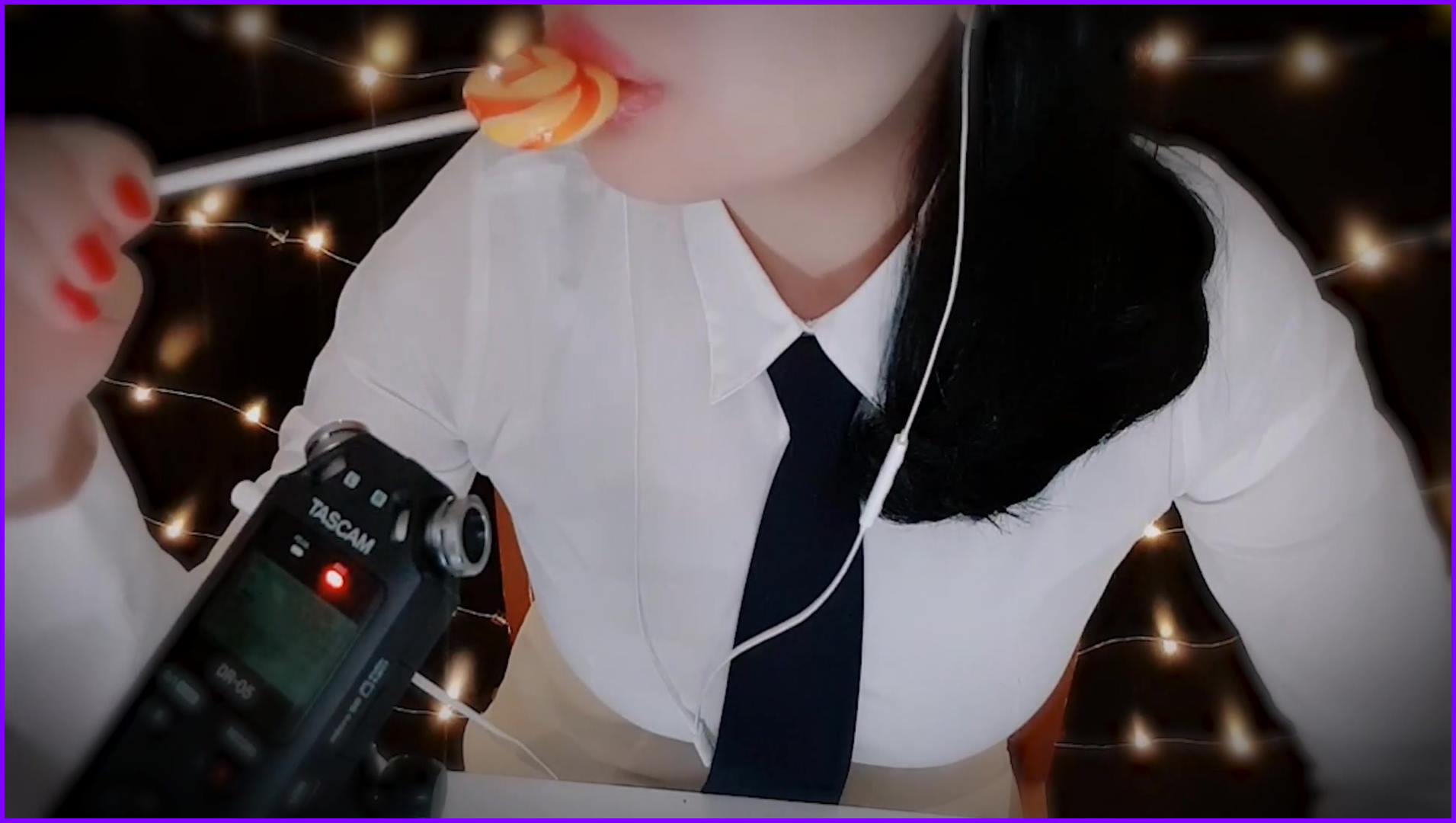 [ASMR]🍭예쁜롤리팝캔디이팅🍭-LollipopCandyEatingSound,MouthSound-キャンディー食べる-KoreanASMR